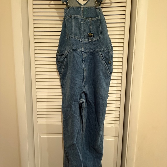 Vintage Oshkosh B’Gosh adult Jean bibbed overalls good used condition size 38x30 - Picture 2 of 7